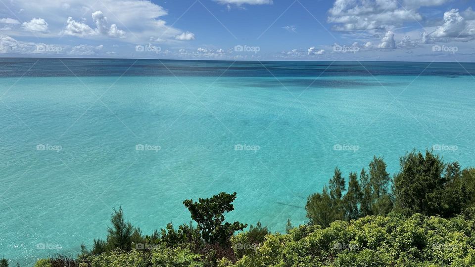 Beautiful colors of Bermuda’s Waters