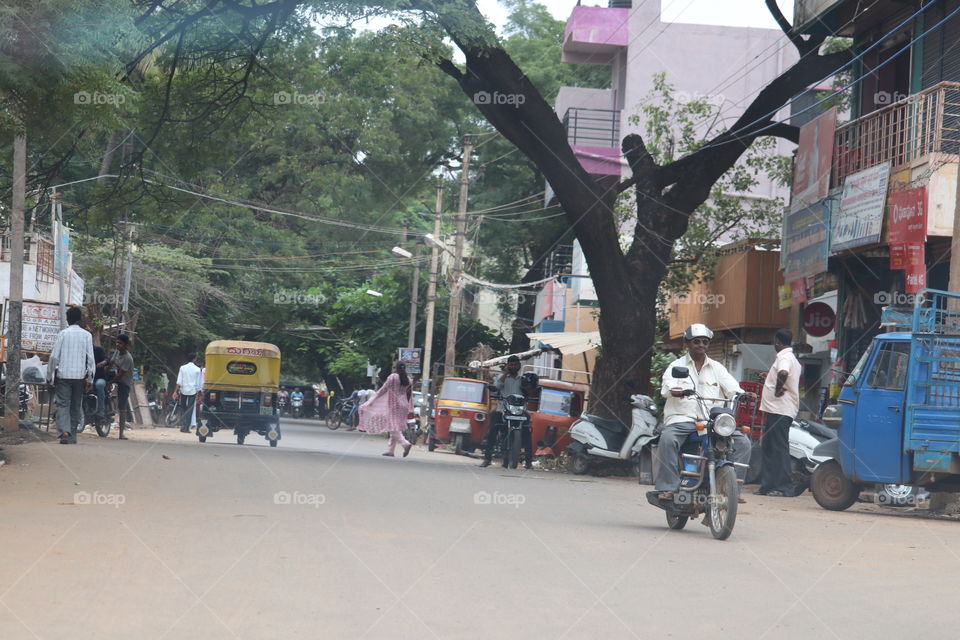 Vehicle, Street, People, Road, Police