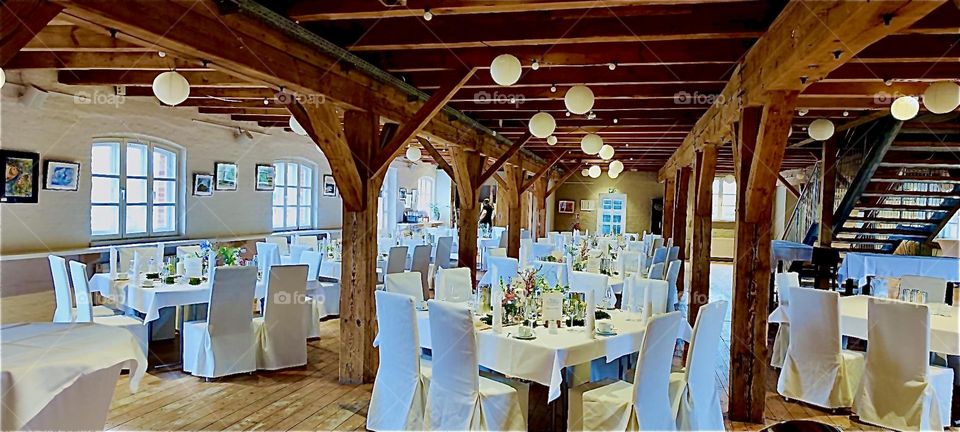 This is the inside of the restaurant in the old windmill in “Rostock” by the “Baltic Sea”. The “Hanse Sail”, an annual regatta in August should bring plenty of additional business info the place. 2023. Hypnotic Productions