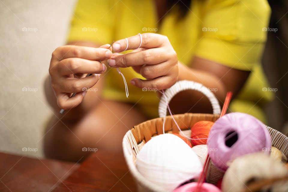 Crocheting