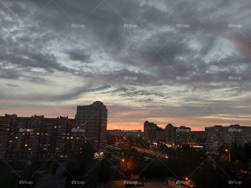 my sunsets. The shooting was carried out in the city of Blagoveshchensk.