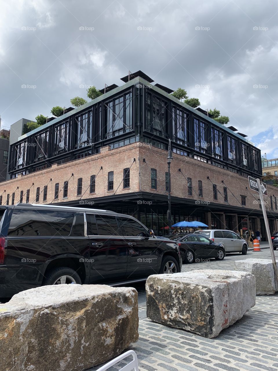Building in the NYC meat packing district 