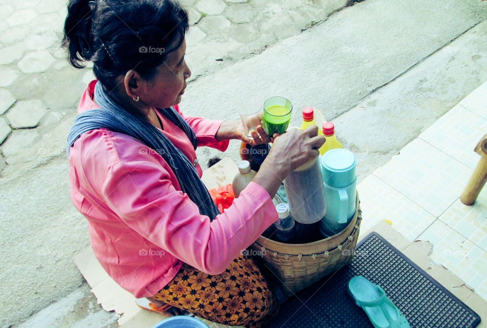 Jamu is traditional drinks at Indonesia.. 