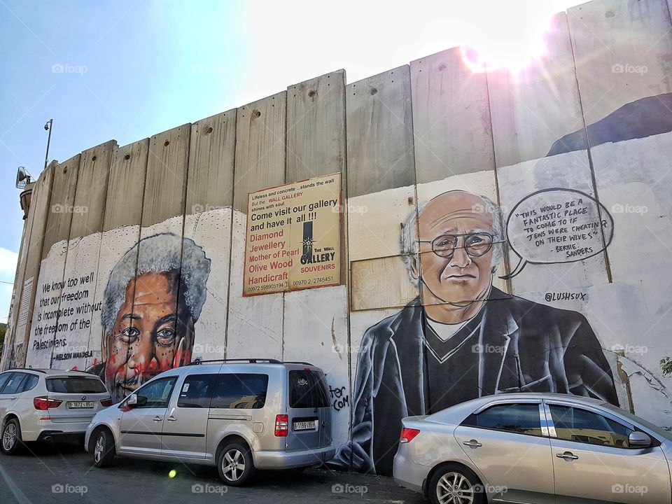 west bank barrier wall, israel