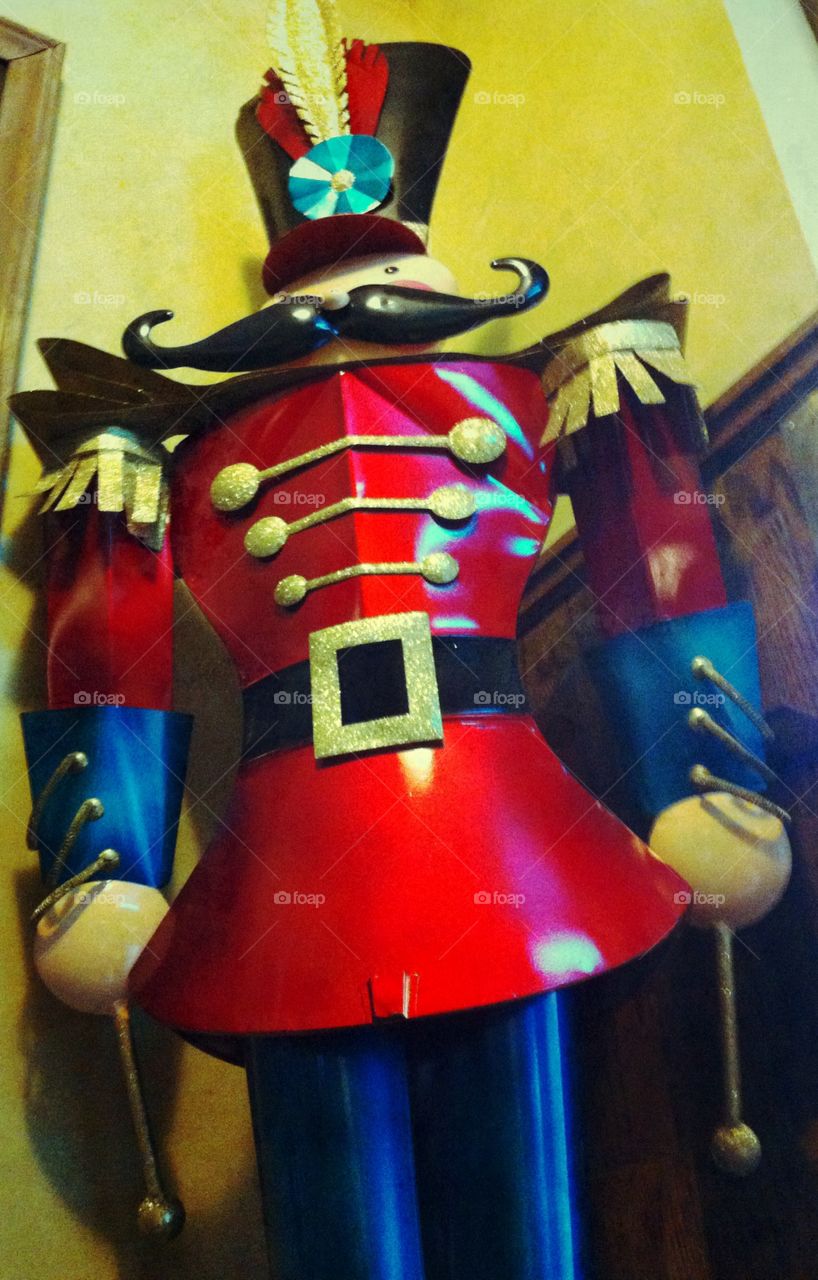 My man. Big nutcracker decoration
