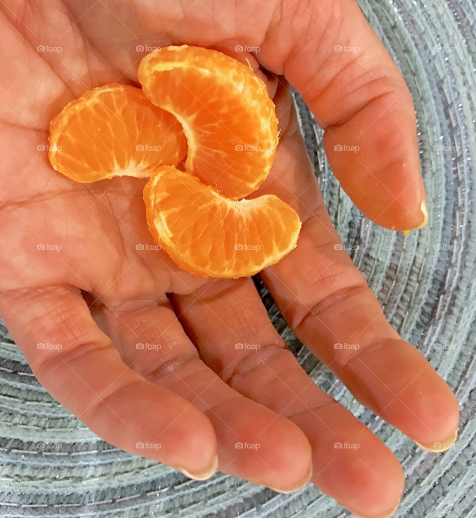 Close-up of orange slice