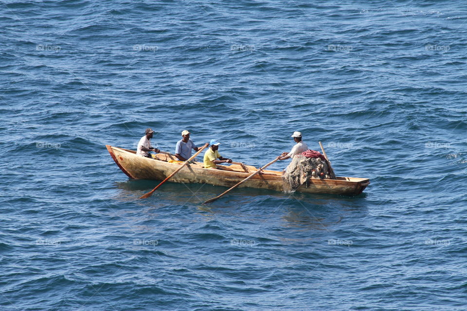 Caribbean fishing boat