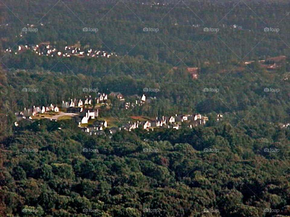 From the top of Stone Mountain in Georgia