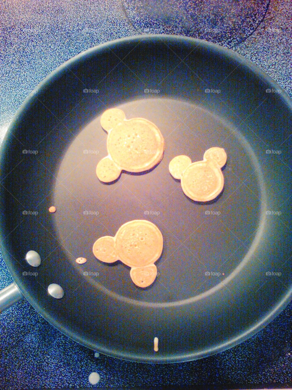 A Day at Disney World starts out with Mickey Mouse pancakes.