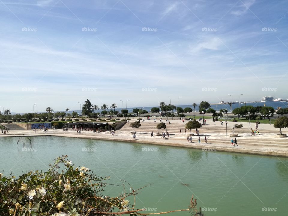 Parc de la mar, Palma city