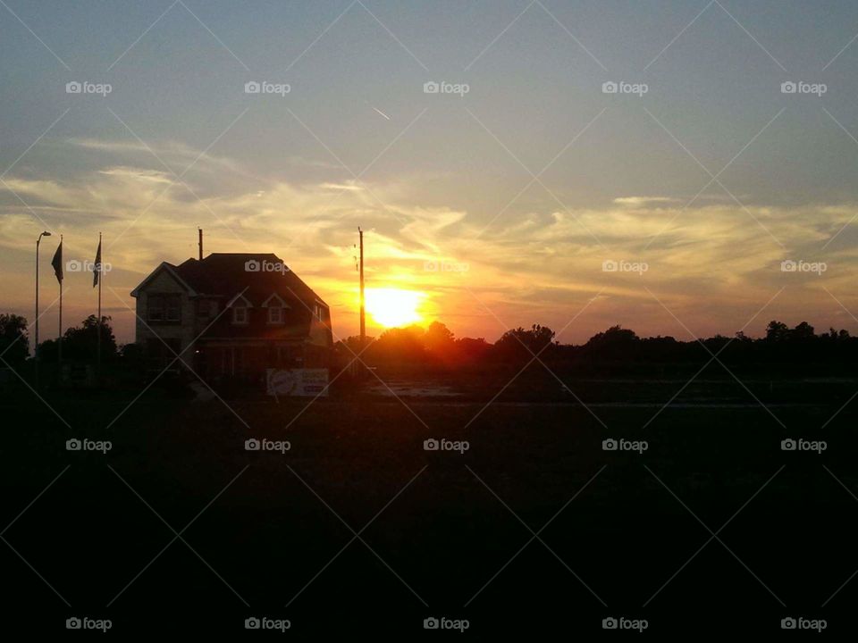 Texas sunset