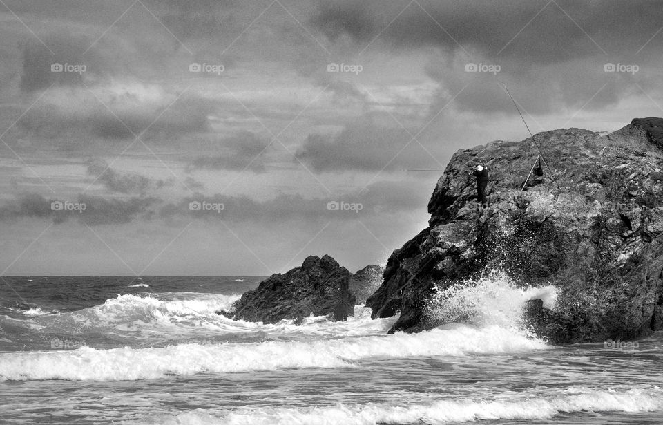 stones rocks waves surf by andyjbee