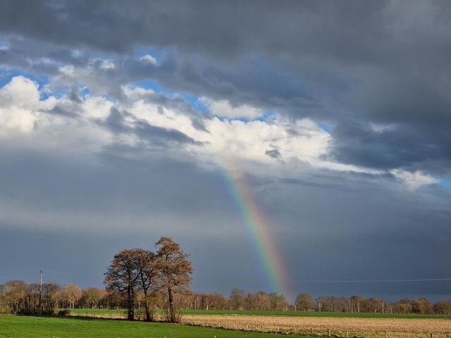 Rainbow after thunderstorm
