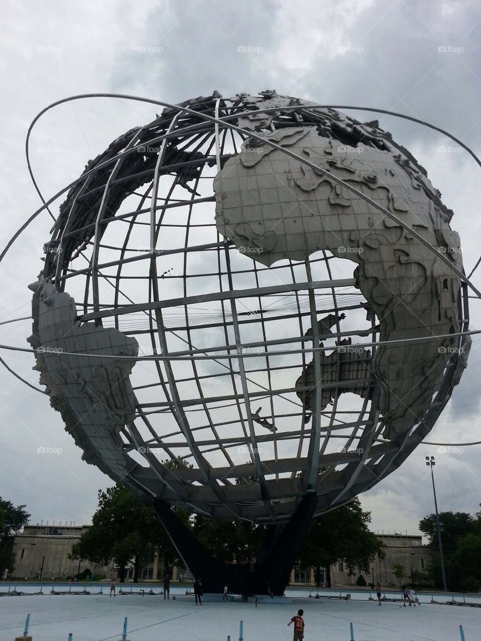 1960s world fair leftover globe queens NYC