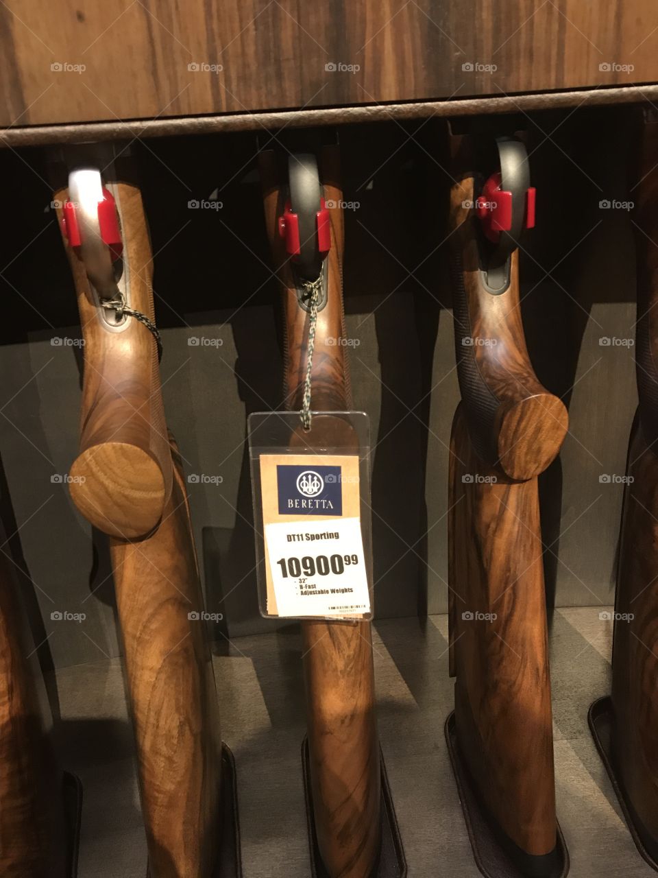 Most expensive gun in the building. 