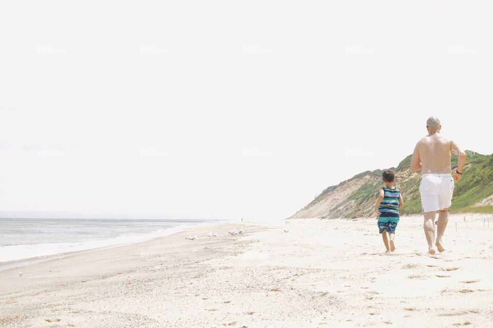 Run on the beach