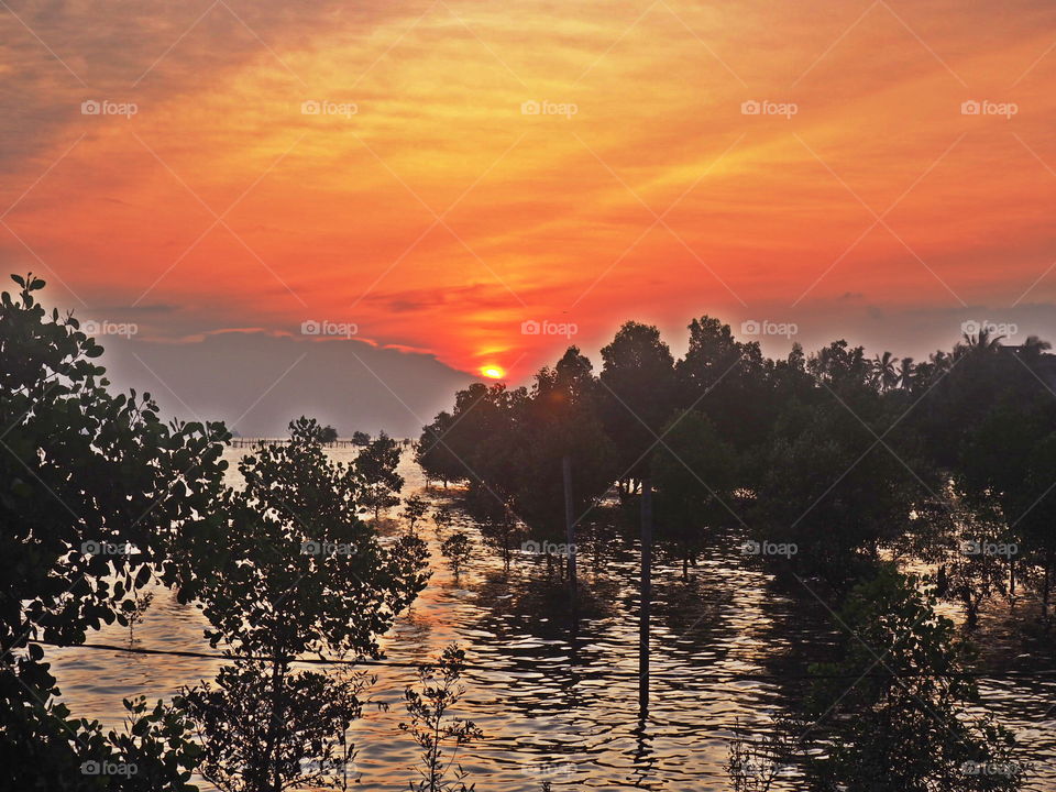 Sunset at Rupat Island