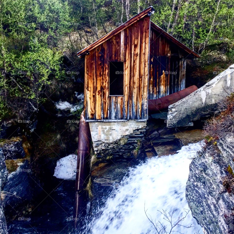 House by the stream