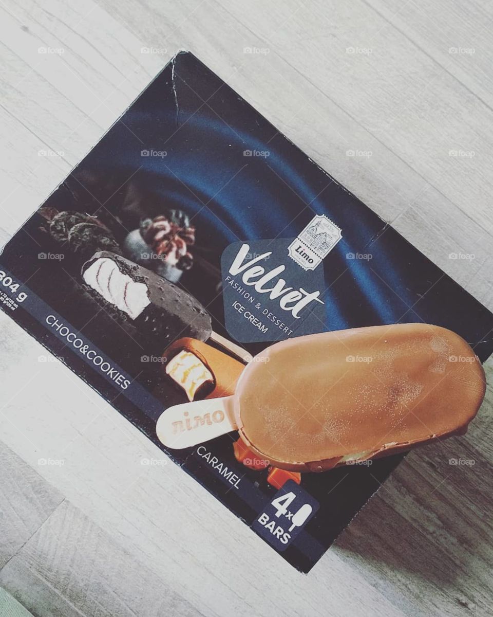 Tasty and sweet ice-cream Velvet