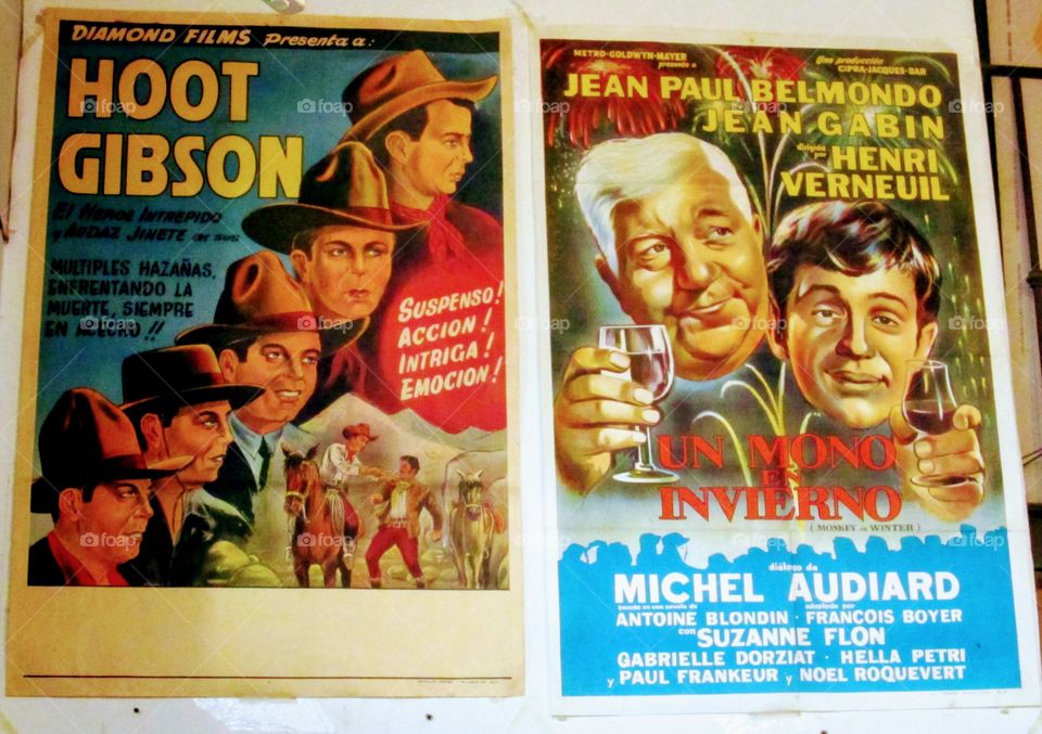An old movie poster