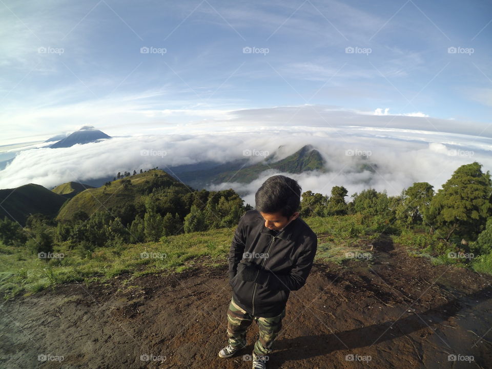 Is above of the cloud 