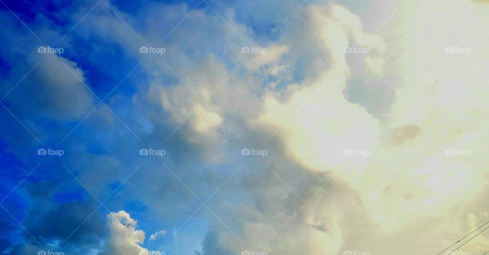 A cloud in the form of an Angel