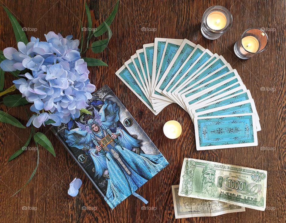Tarot cards, Divination on the cards