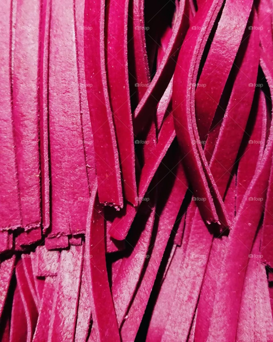 Pink pasta
