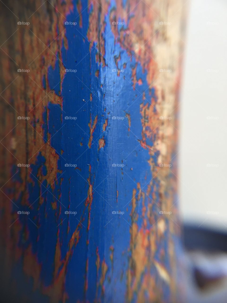 Painted broom handle