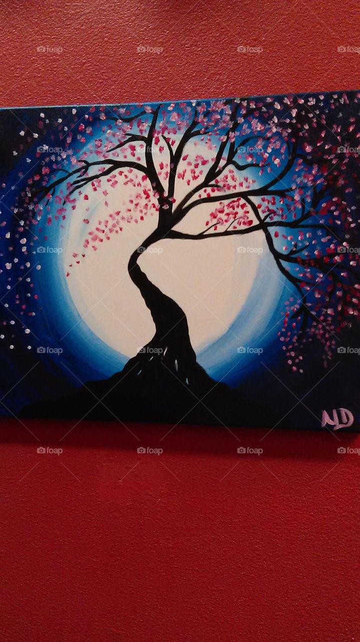 Moonlight breeze. Out with some friends at a birthday party