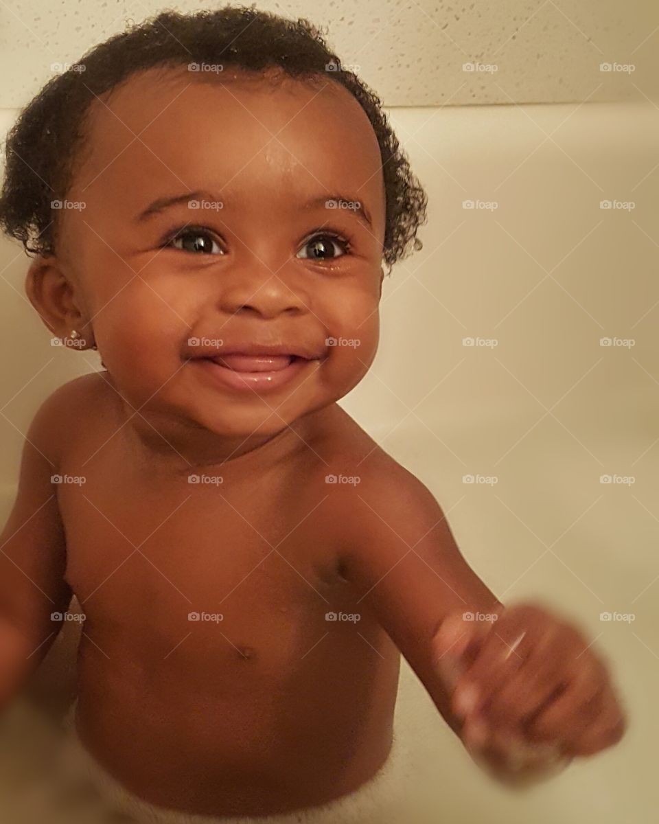 bathtime smiles
