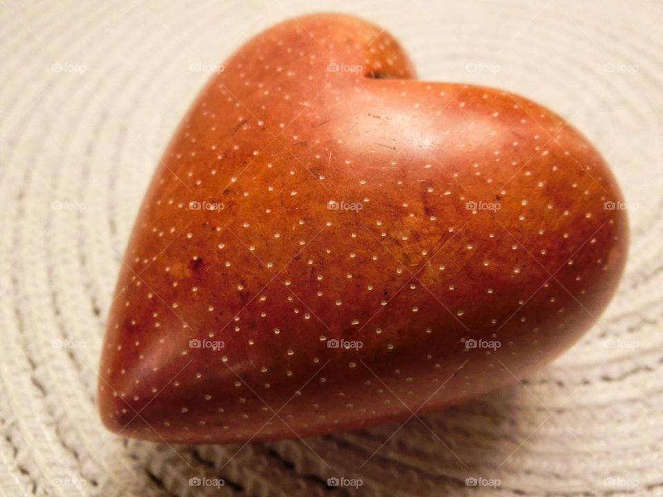 Heart in stone