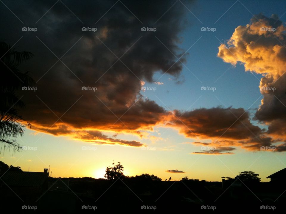 Sunset in Campo Grande 