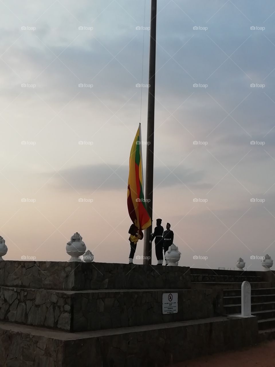 Lowering the flag #part 2😀