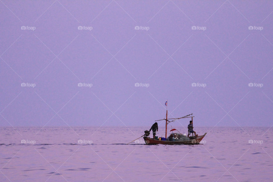 sea boat thailand ship by petch132