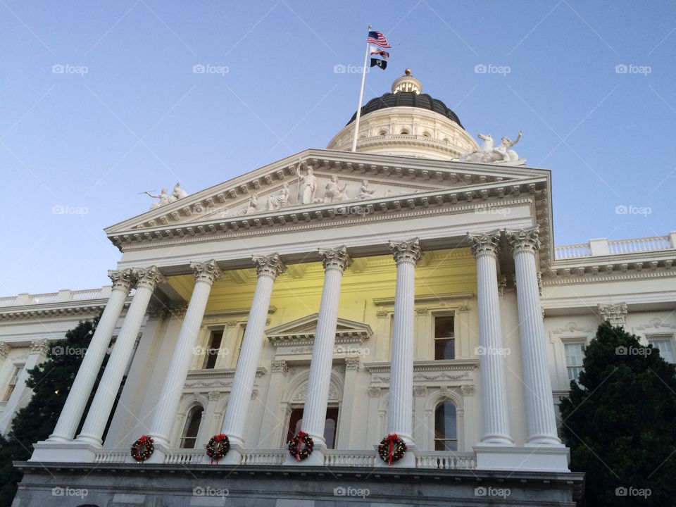 The California State Capitol in Sacramento 