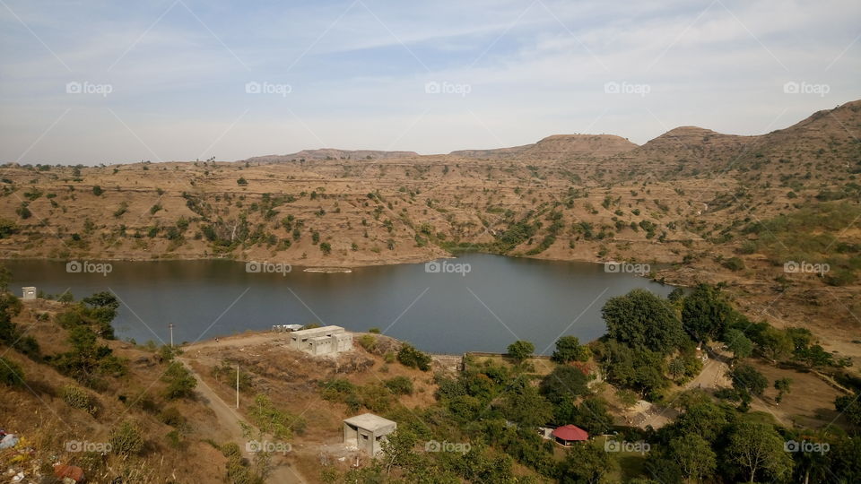 beautyfull lake view in aurangabad maharashtra India
