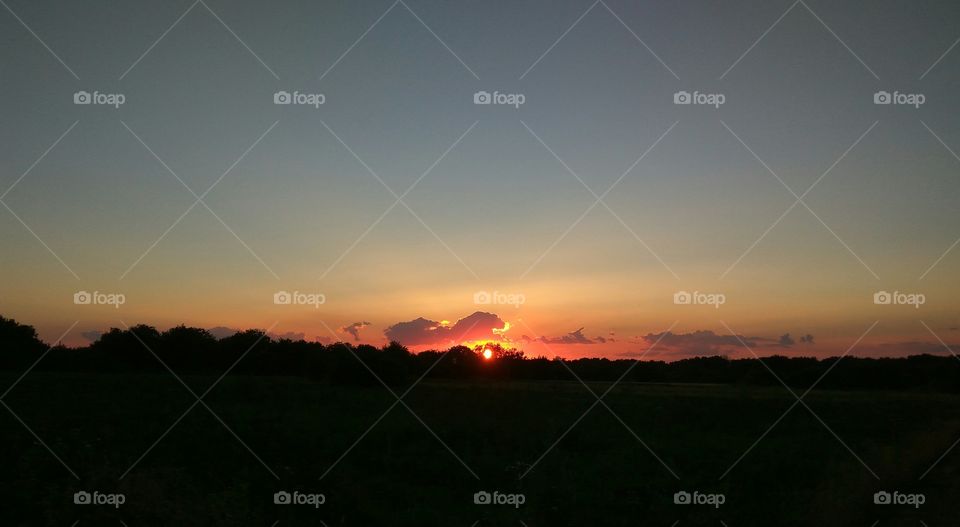 Ukrainian sunset
