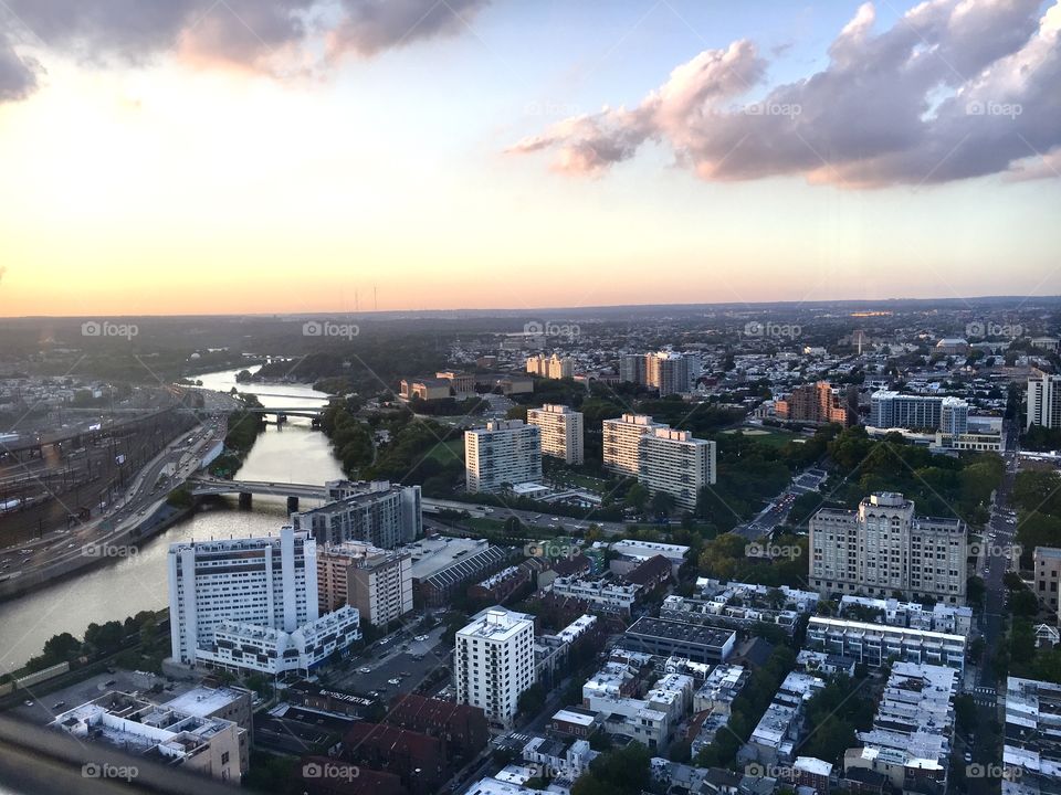 Philly From 50 Floor Above