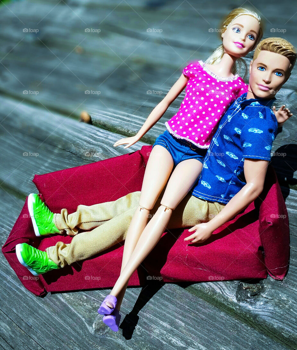 Barbie and Kid