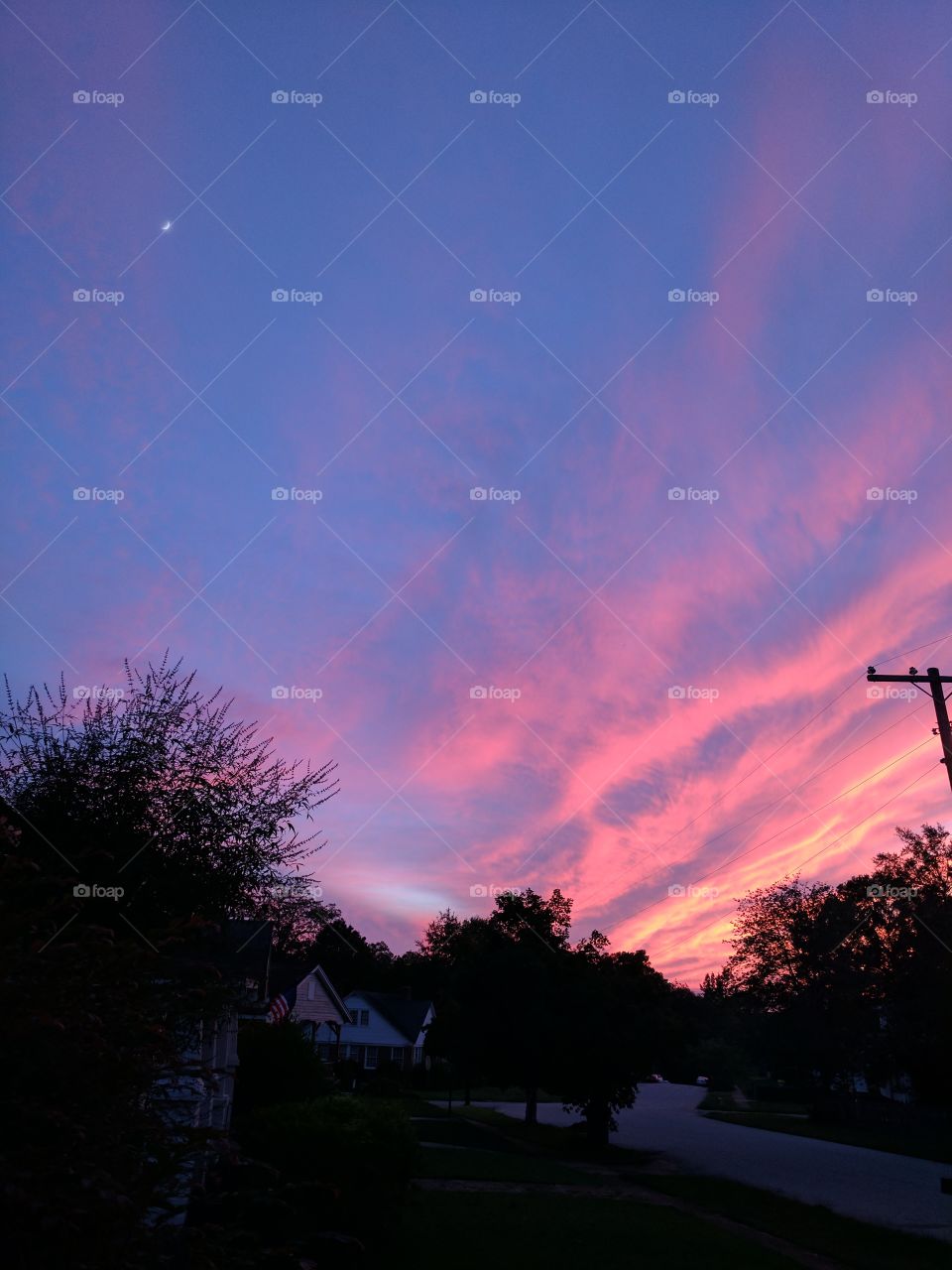 Georgia summer sunset