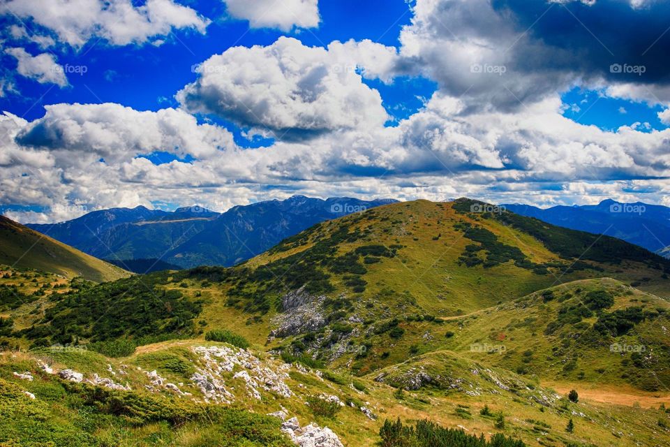 Hajla mountain in Montenegro