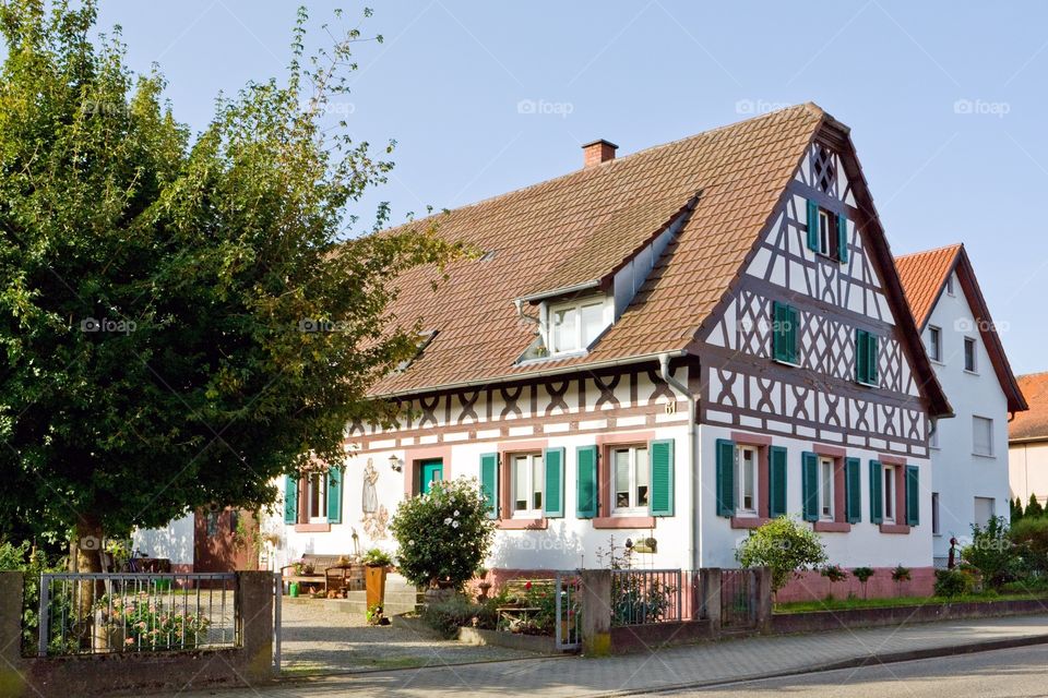 Half-timbered house