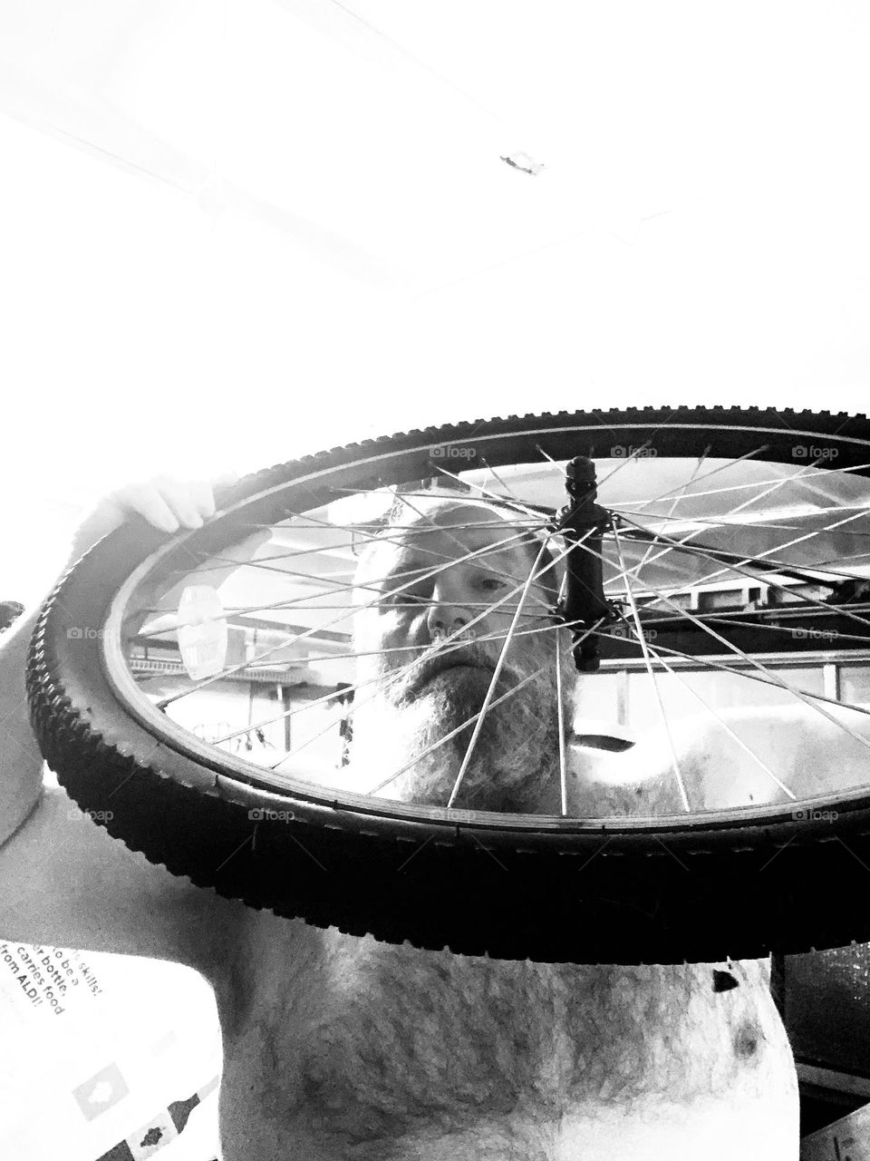 Bicycle tire B&w 