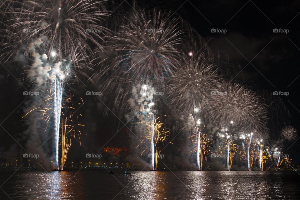 Multiverse - Fireworks in Florianópolis Santa Catarina Brazil.