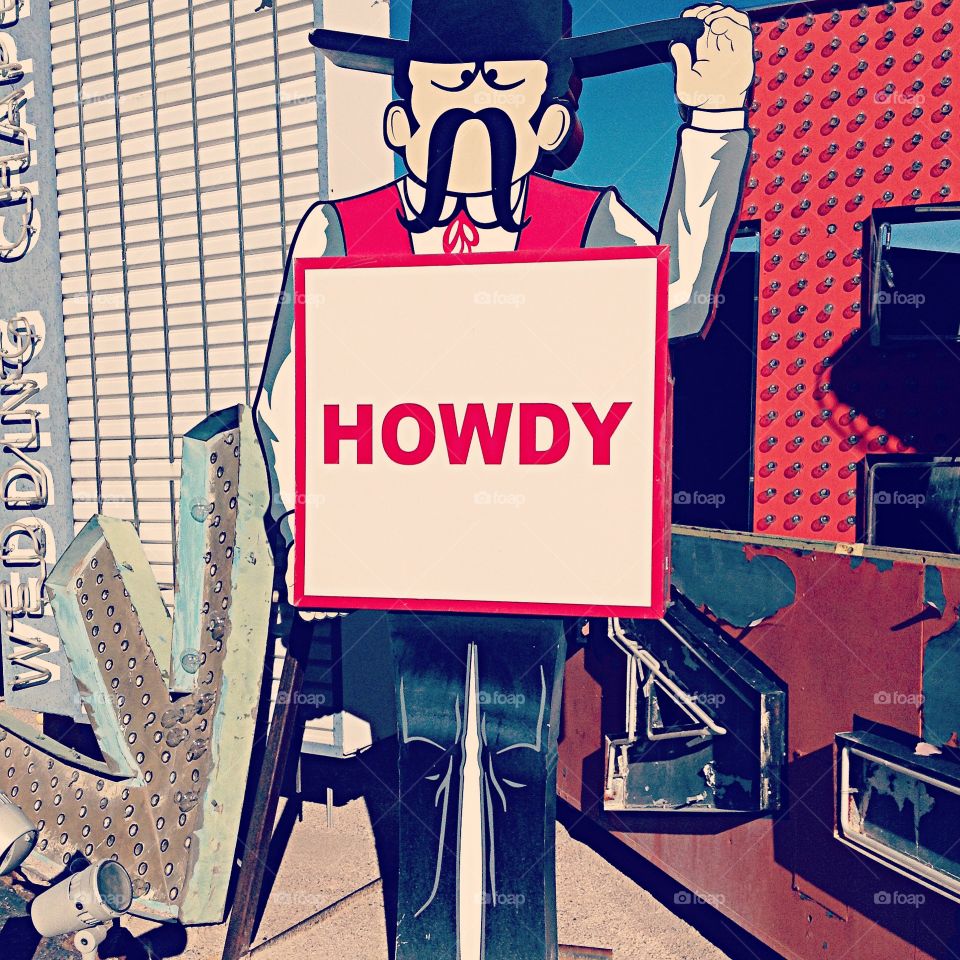 Howdy sign in Las Vegas