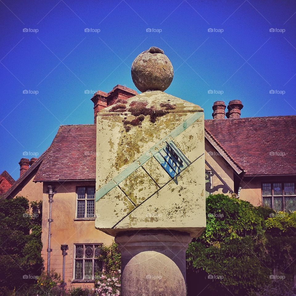 Sundial . Stately home 