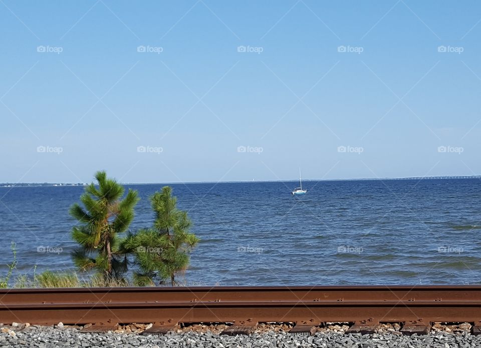 railroad ocean view