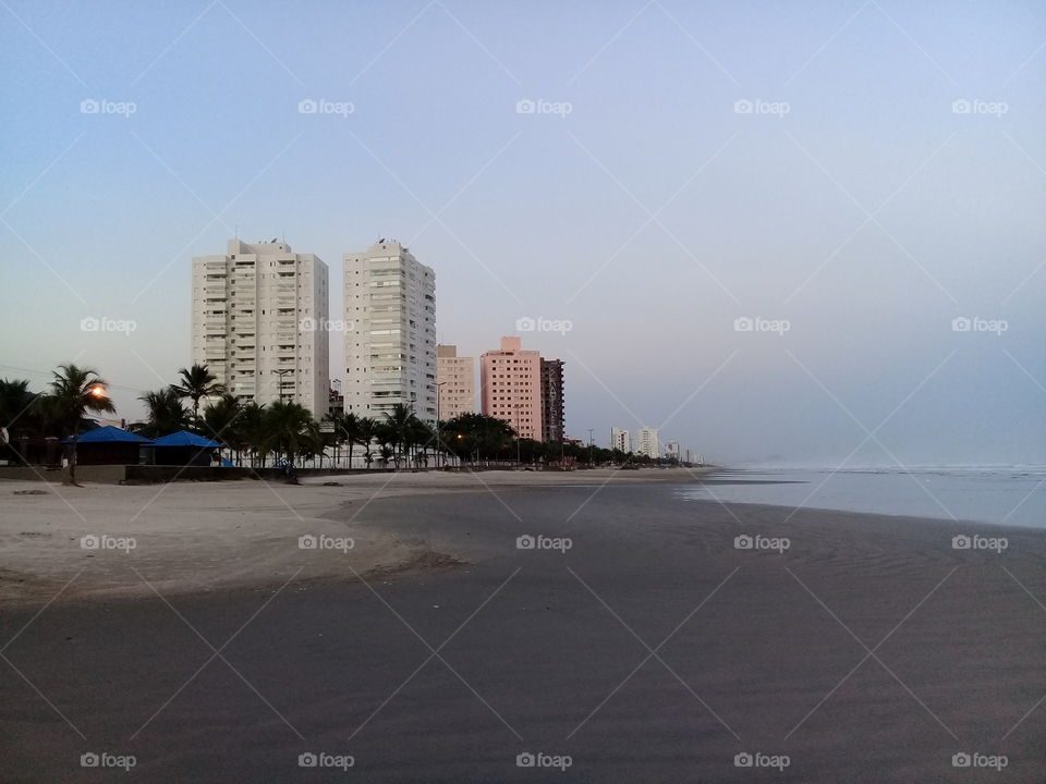 Brasil. Night on the beach.