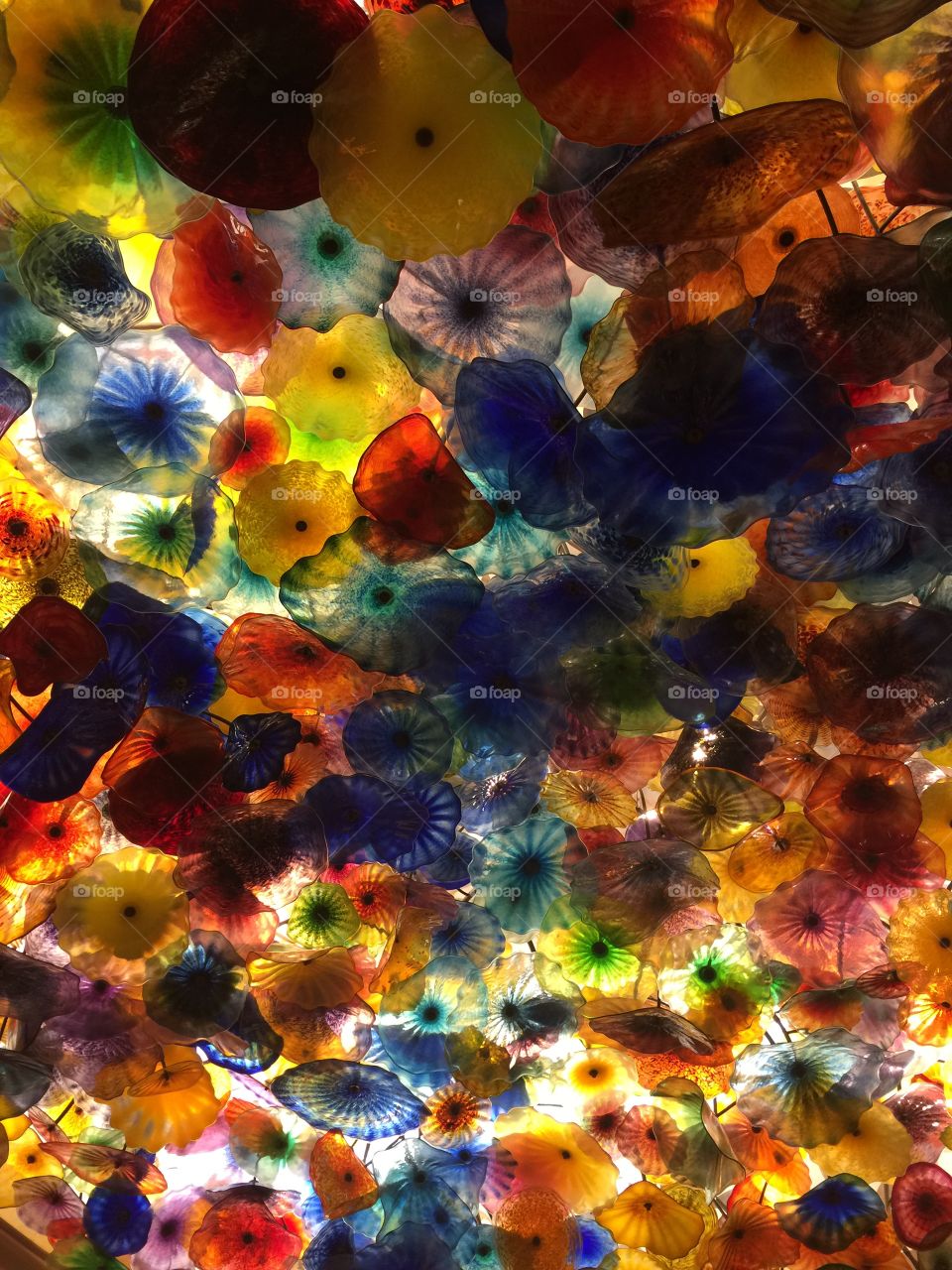 Glass art in Bellagio 